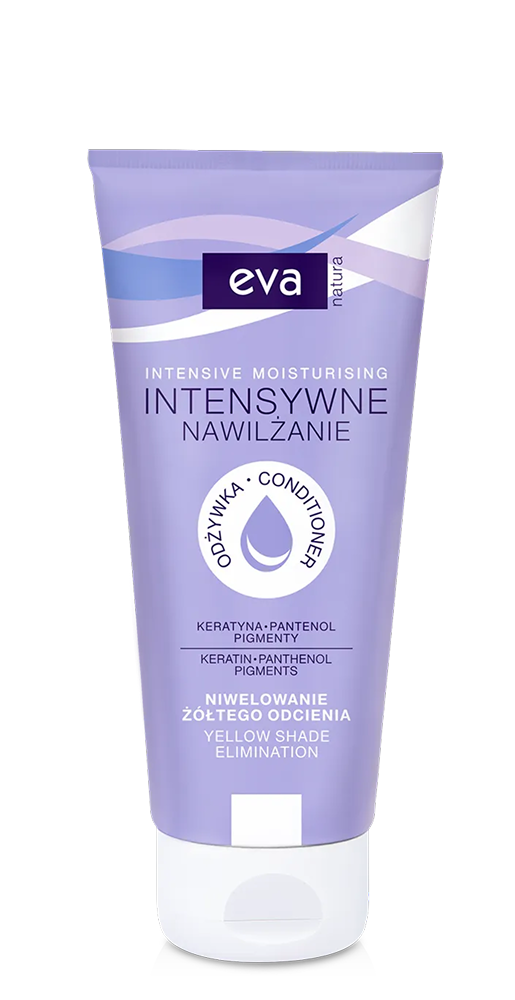 EVA NATURA INTENSYWNE NAWILŻANIE Odżywka do włosów - Niwelowanie żółtego odcienia